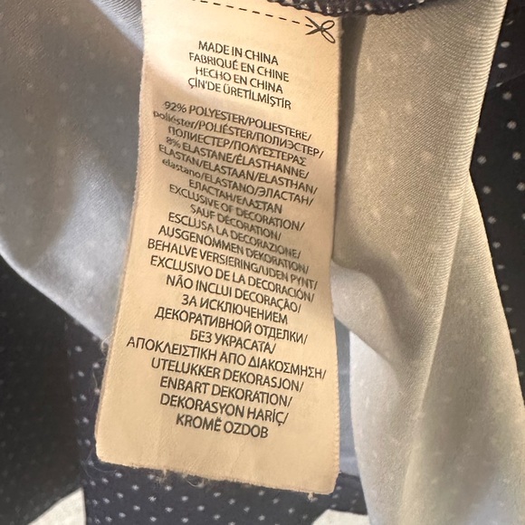 Polo Ralph Lauren Performance Navy Blue Polka Dot Polo Shirt XXL Golf Classic - Picture 4 of 6